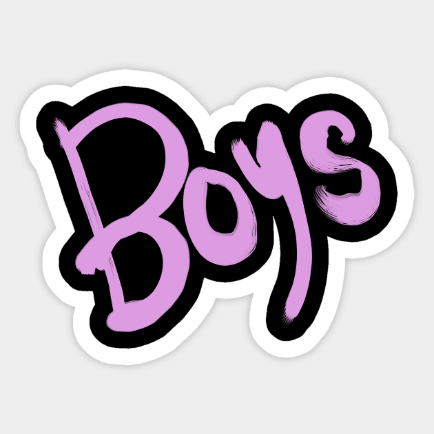 BOYS Sticker by tiranocyrus